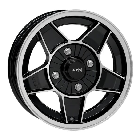 ATS Classic diamond-black frontpolished 8x13 4x100 ET1 CB57,1 R13 450 kg CLC803104E3-1