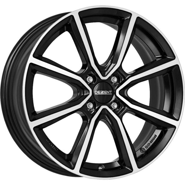 Dezent TN dark Black/polished 6,5x16 4x108 ET20 CB65,1 Flat 630 kg TTNZ3BP20E