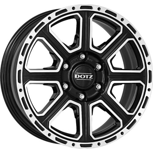 Dotz Kalahari dark Black/polished 8×17 6×139.7 ET30 CB93,1 60° 1150 kg OKASDBP30