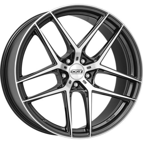 Dotz LagunaSeca dark Gunmetal/polished 10×20 5×120 ET40 CB72,6 60° 740 kg OLA0P9FP40