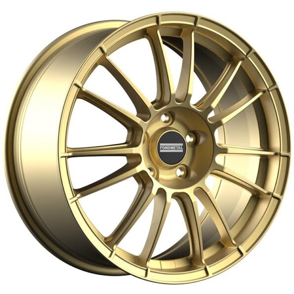 Fondmetal 9RR Glossy Gold 7x17 4x100 ET40 CB75,0 60° 580 kg RF05917