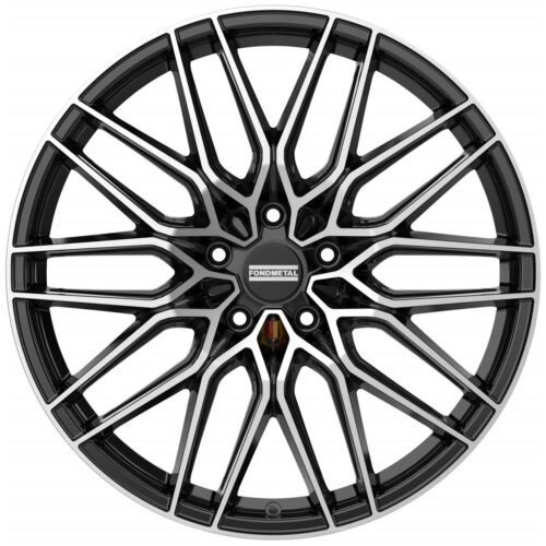 Fondmetal Cratos Glossy Black Machined 10×22 5×112 ET50 CB66,6 60° 1050 kg RF18349