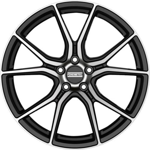 Fondmetal STC45 Glossy Black Machined 10,5×20 5×120 ET35 CB67,1 60° 710 kg RF15603