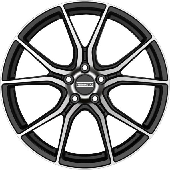 Fondmetal STC45 Glossy Black Machined 9x20 5x108 ET42 CB75,0 60° 710 kg RF15727
