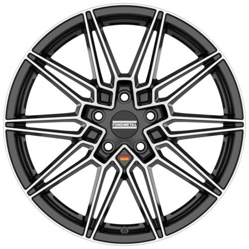 Fondmetal Thoe Glossy Black Machined 8×18 5×112 ET26 CB66,6 60° 775 kg RF18500