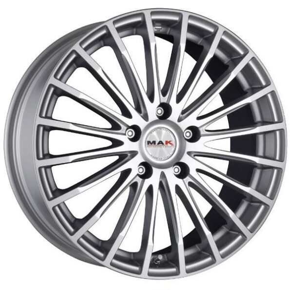 MAK Fatale Silver 8,5x19 5x112 ET48 CB57,1 60° 780 kg F8590FASI48VE2