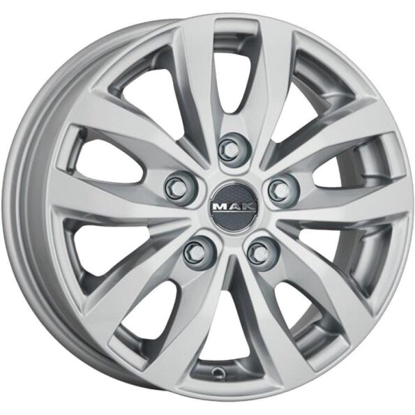 MAK Load 5 Silver 7x17 5x160 ET55 CB65,1 Flat 1150 kg F70705D3SI55TG
