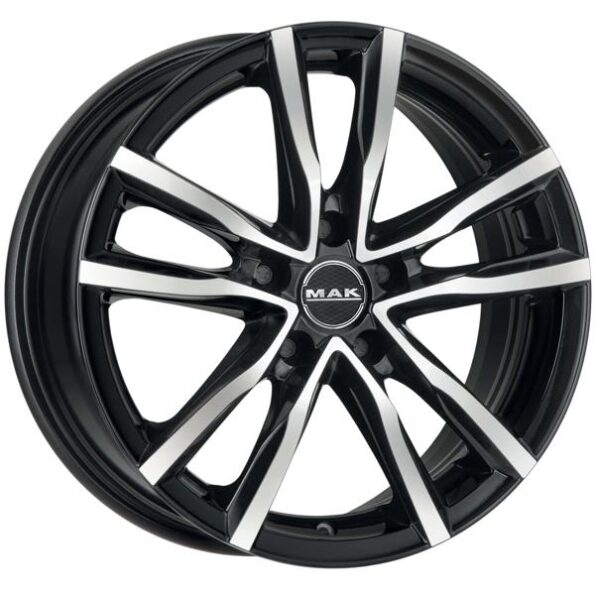 MAK Milano Black Mirror 8x17 5x108 ET45 CB72,0 60° 705 kg F8070MIBM45GG3