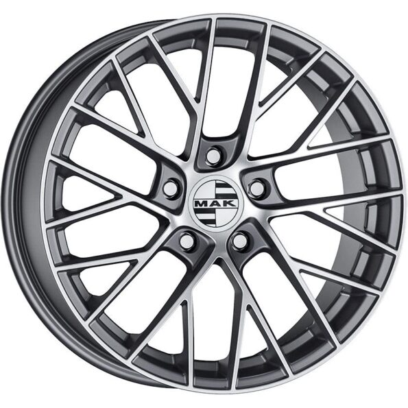 MAK Monaco Gun Met-Mirror Face 8,5x19 5x130 ET55 CB71,6 R14 650 kg F8590MFQM55KY5
