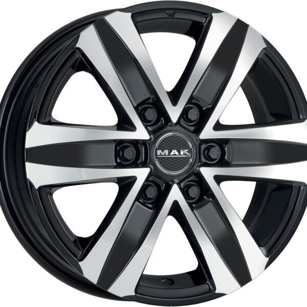 MAK Stone 6 Black Mirror 8,5x20 6x130 ET60 CB84,1 R14 1215 kg F85206TBM60M6