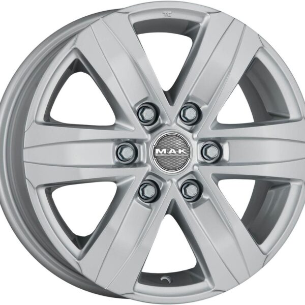 MAK Stone 6 Silver 8,5x20 6x130 ET60 CB84,1 R14 1215 kg F85206TSI60M6