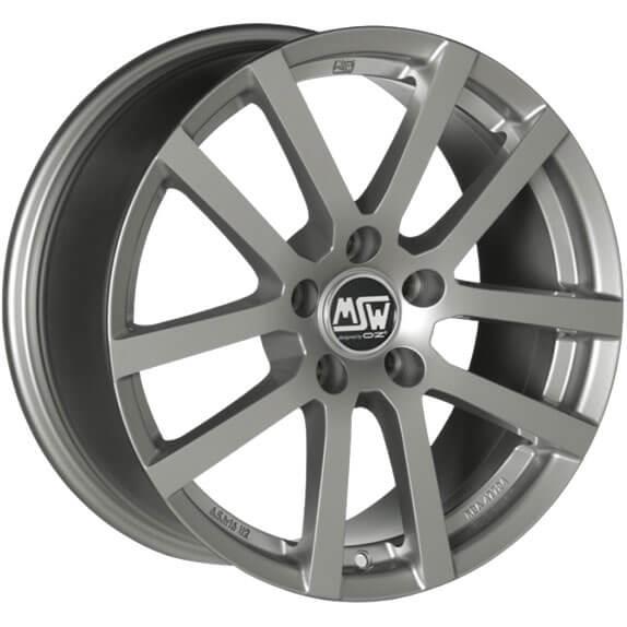MSW 22 Full Silver 6,5x16 4x108 ET25 CB73,1 60° 615 kg W19202550T09