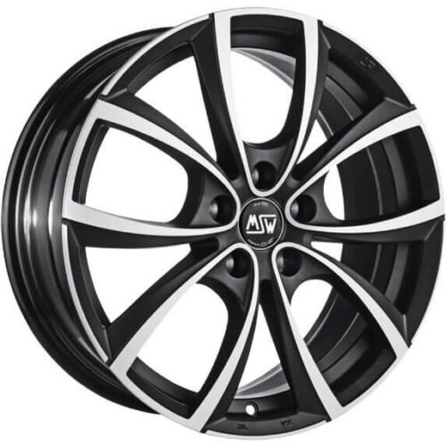 MSW 27 Matt Dark Titanium Full Polished 7,5×17 5×114.3 ET45 CB73,1 60° 690 kg W19246505B7