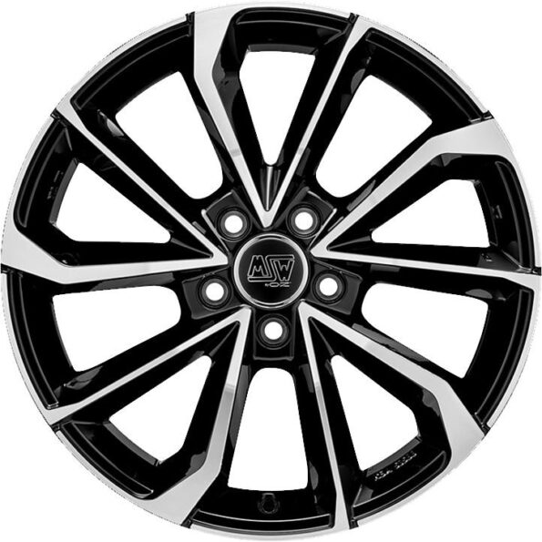 MSW 42 Gloss Black Full Polished 7,5x17 5x112 ET35 CB73,1 60° 770 kg W19356503T56
