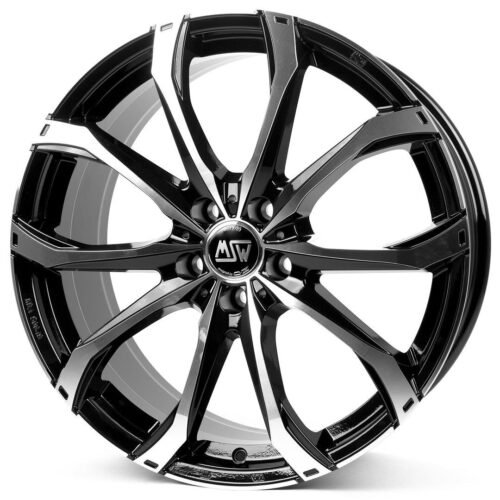 MSW 48 Gloss Black Full Polished 6,5×20 5×114.3 ET33 CB66,1 60° 650 kg W19292001T56