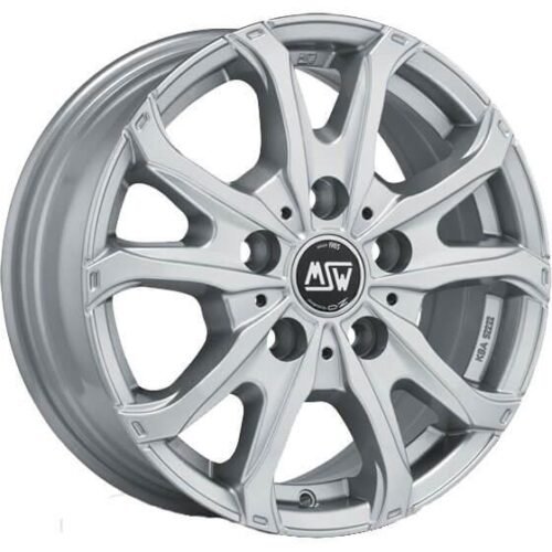 MSW 48 Van Full Silver 7×17 5×118 ET68 CB71,1 60° 1300 kg W19328005T09