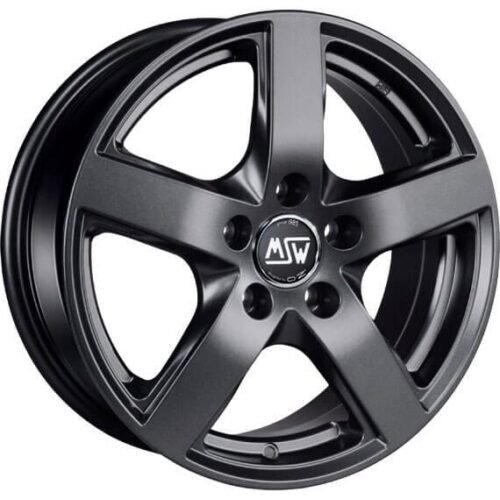 MSW 55 Matt Dark Grey 6,5×16 5×112 ET49 CB66,6 R14 580 kg W19244003TP8