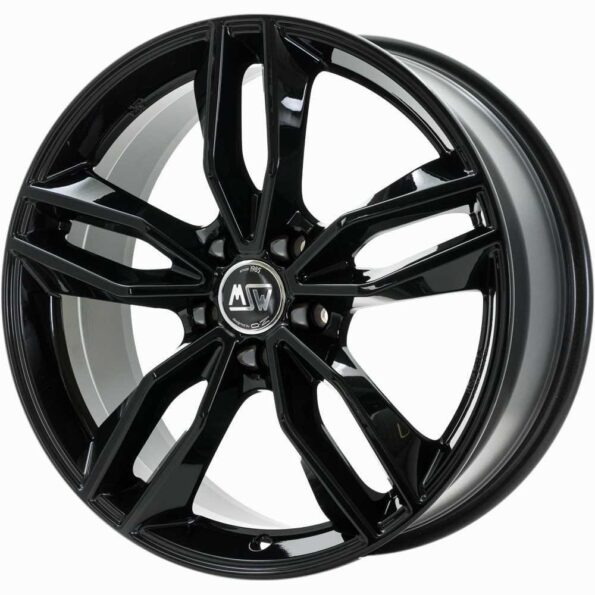 MSW 71 Gloss Black 7,5x17 5x100 ET35 CB63,3 60° 610 kg W19282500TC5