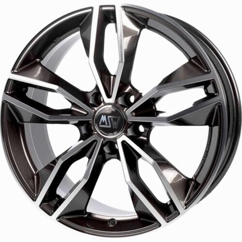 MSW 71 Gloss Dark Grey Full Polished 8,5×19 5×114.3 ET35 CB64,1 60° 745 kg W19287004TT8