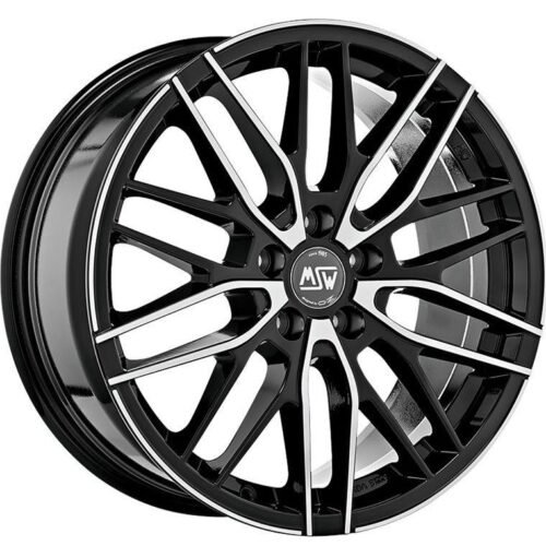 MSW 72 Gloss Black Full Polished 7×17 5×114.3 ET40 CB73,1 60° 690 kg W19283504T56