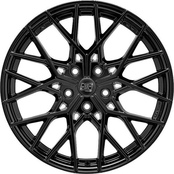 MSW 74 Gloss Black 8,5x19 5x120 ET29 CB72,6 60° 815 kg W19352002TC5