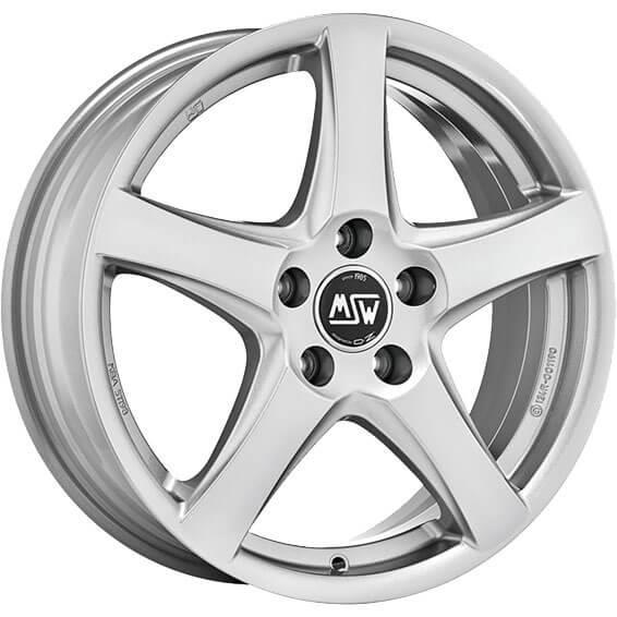 MSW 78 Full Silver 6,5x16 5x108 ET48 CB63,4 60° 650 kg W19276002T09
