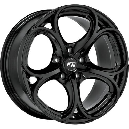 MSW 82 Gloss Black Full Polished 8×19 5×110 ET42 CB65,1 60° 575 kg W19339002T56