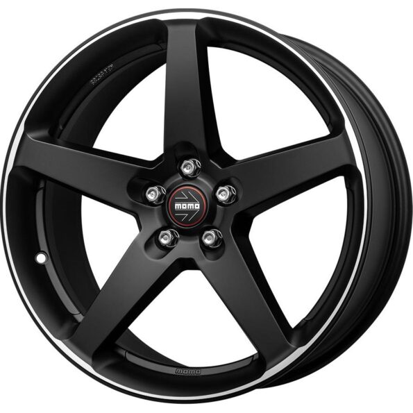 Momo Five Matt Black Polished 8,5x19 5x112 ET38 CB79,6 60° 700 kg WFIE8593812SE