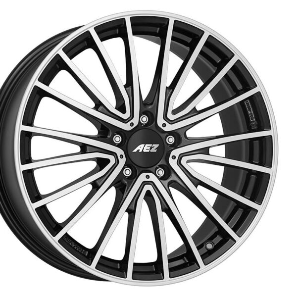 AEZ Berlin dark Black/polished 8,5x18 5x112 ET52 CB66,6 R14 740 kg ABE88BP52E