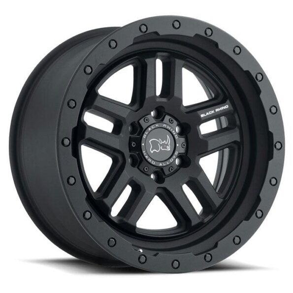 Black Rhino Barstow Textured Matte Black 9,5x20 5x127 ET-18 CB71,5 60° 1020 kg 2095BTW-85127M71