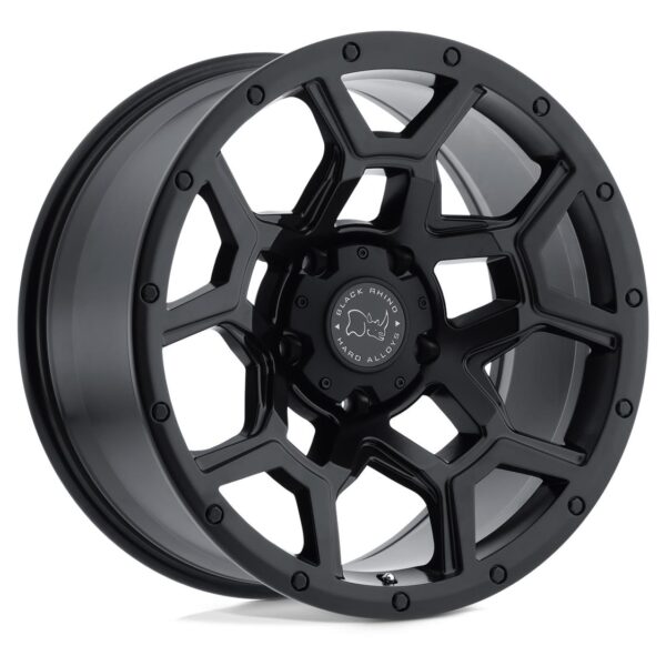 Black Rhino Overland Matte Black 8x18 6x130 ET52 CB84,1 60° 1224 kg 1880VRL526130M84