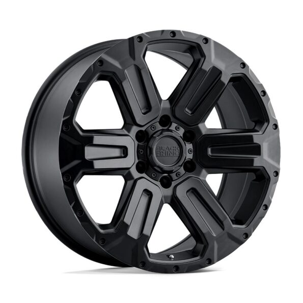 Black Rhino Wanaka Matte Black 8,5x17 5x127 ET35 CB71,5 60° 1020 kg 1785WKA355127M71