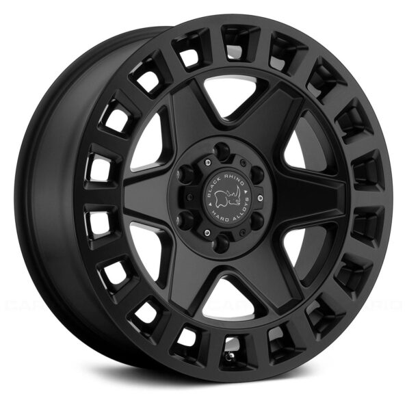 Black Rhino York Matte Black 8x17 5x127 ET30 CB71,5 60° 1224 kg 1780YRK305127M71