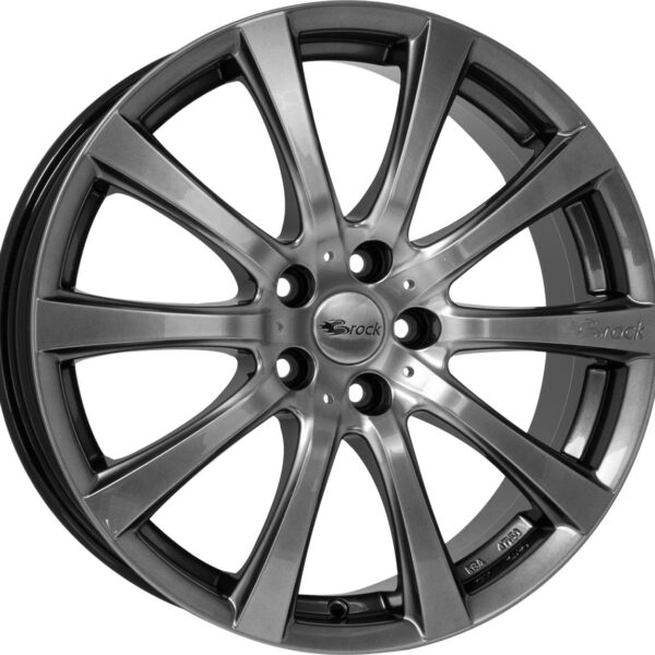 Brock B21 Chromsilber (CSS) 9x18 5x112 ET21 CB66,6 R14 750 kg 302619