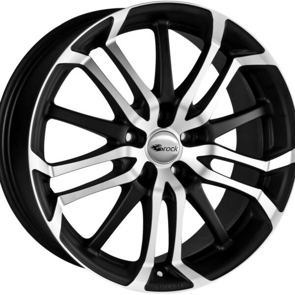 Brock B26 Schwarz Matt Voll-Poliert (SMVP) 8x18 5x120 ET35 CB72,6 60° 880 kg 499177