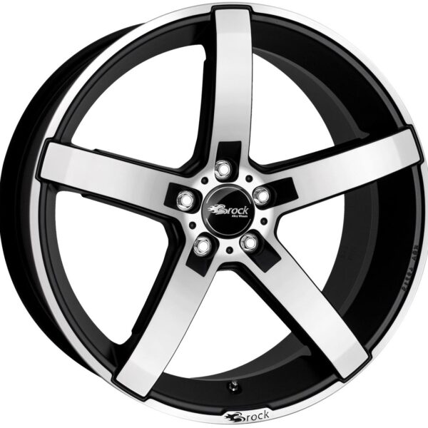 Brock B35 Schwarz Matt Voll-Poliert (SMVP) 9x20 5x130 ET47 CB71,6 R14 960 kg 431658