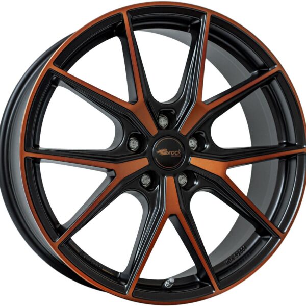 Brock B40 Black Orange Matt (BOM) 8x19 5x112 ET49 CB57,1 R13 800 kg 343759