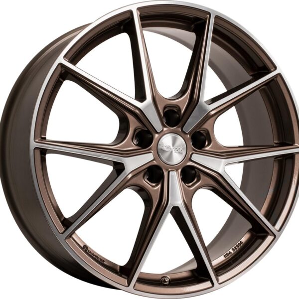 Brock B40 Bronze Copper Voll-Poliert (BCVP) 8x19 5x108 ET45 CB63,4 60° 750 kg 338939