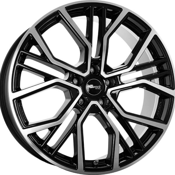 Brock B41 Schwarz Glanz Voll-Poliert (SGVP) 11x21 5x130 ET49 CB71,6 R14 950 kg 350146