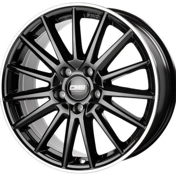 CMS C23 Diamond Rim Black Gloss 6x15 4x98 ET40 CB58,1 60° 600 kg C23 605 40 23 DRB