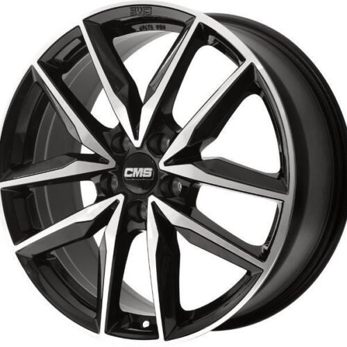 CMS C28 Diamond Black Gloss 7,5×18 5×112 ET51 CB57,1 R13 740 kg C28 758 51 60S DB