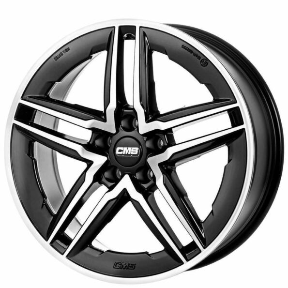 CMS C29-AERO Diamond Black Gloss 8,5x19 5x114.3 ET35 CB64,1 60° 1000 kg C29 859 35 64S DB TE
