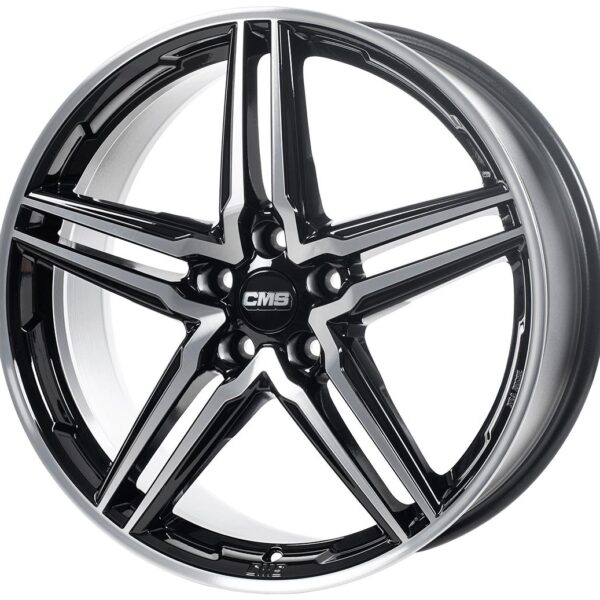CMS C29 Diamond Black Gloss 8,5x20 5x108 ET50 CB63,4 60° 850 kg C29 8520 50 56 DB