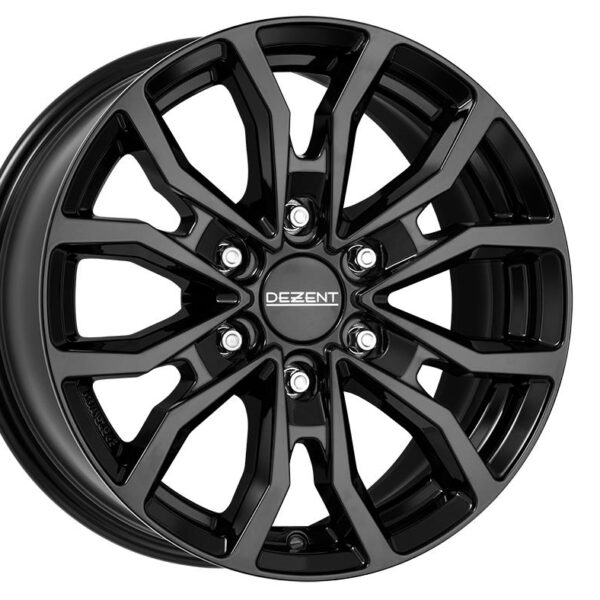 Dezent KC Black 8x17 6x114.3 ET30 CB66,1 60° 1150 kg TKCSKBA30