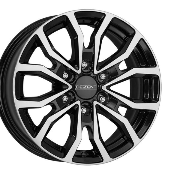 Dezent KC dark Black/polished 8x18 6x114.3 ET30 CB66,1 60° 1150 kg TKCGKBP30