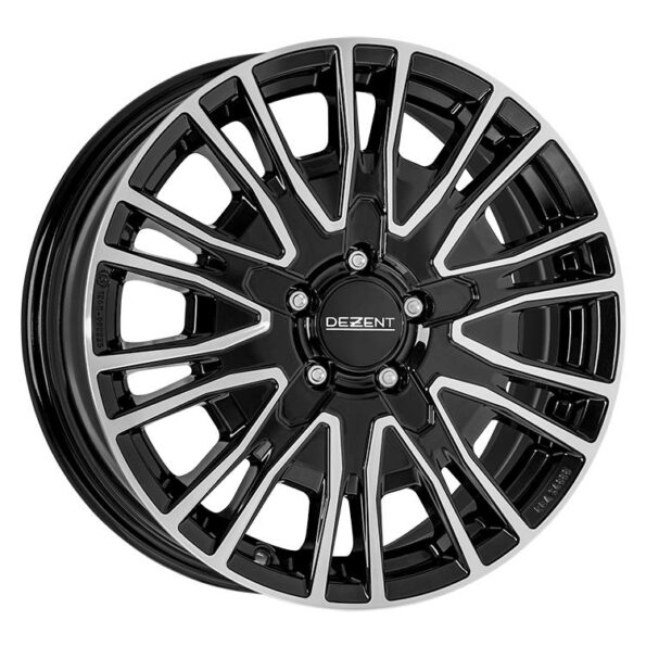 Dezent KE dark Black/polished 7x17 5x160 ET55 CB65,1 60° 1200 kg TKEYRBP55E