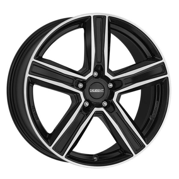 Dezent KG dark Black/polished 8x18 5x108 ET45 CB63,4 60° 810 kg TKGGHBP45E
