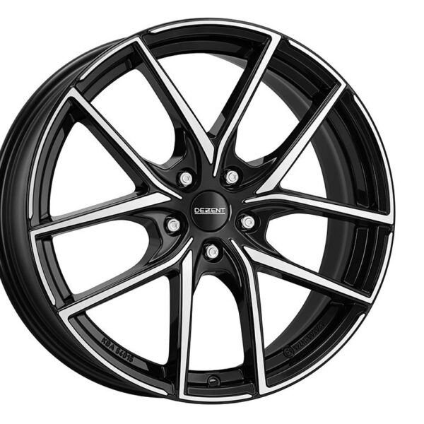 Dezent TO dark Black/polished 7,5x18 5x114.3 ET45 CB67,1 60° 705 kg TTOF0BP45E
