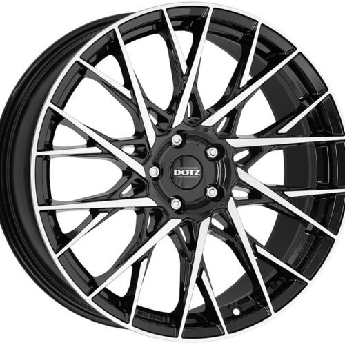 Dotz Fuji dark Black/polished 7,5×18 5×112 ET51 CB57,1 R13 670 kg OFUF8BP51E