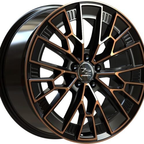 Fondmetal 1972 Black Clearcoat Matt Bronze Machined 8,5×19 5×112 ET45 CB66,5 60° 775 kg RF19138